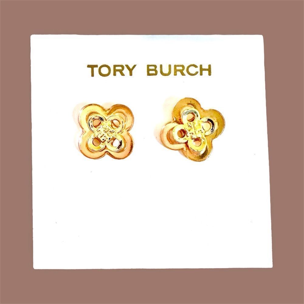 FORGET ME NOT CLOVER STACKED STUD EARRINGS